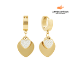 Brincos Amichie Banhados em Ouro 18k