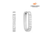 Brincos Stella Banhados em Prata