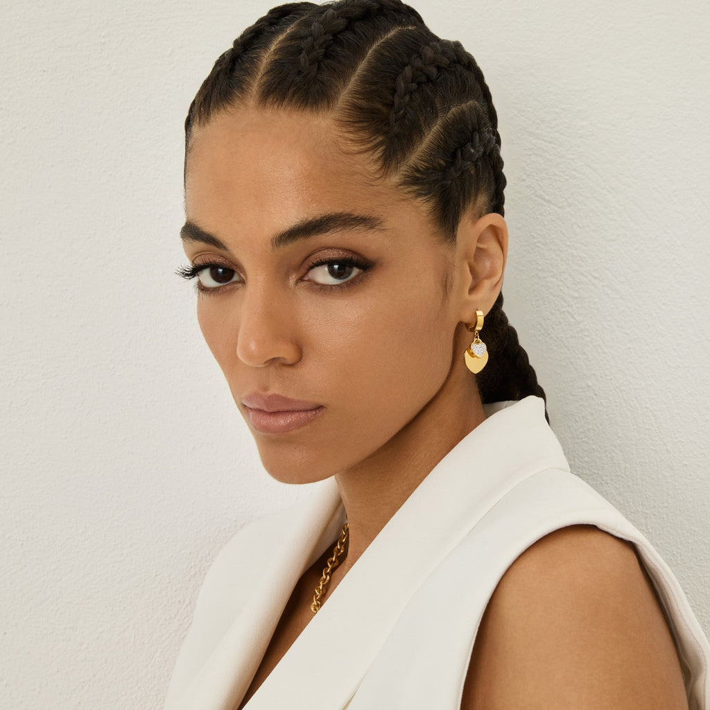 Brincos Amichie Banhados em Ouro 18k