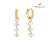 Brincos Bella Banhados em Ouro 18k