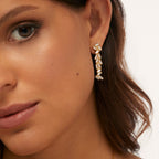 Brincos Riviera Capri Banhados em Ouro 18k