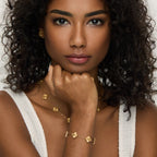 Brincos de Trevo Dourado Banhados em Ouro 18k