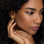 Brincos de Trevo Dourado Banhados em Ouro 18k