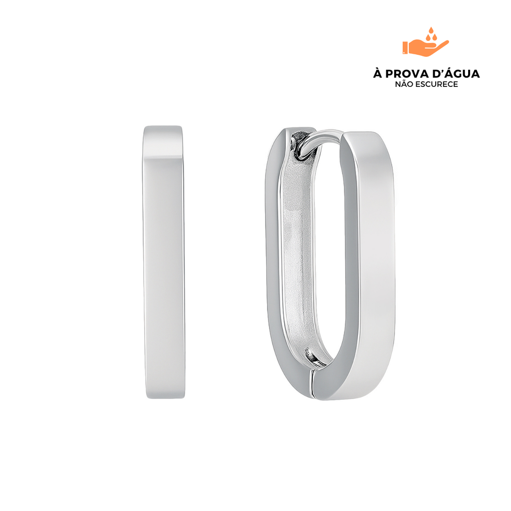 Brincos Verona Banhados em Prata