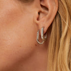 Brincos Stella Banhados em Prata