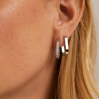 Brincos Verona Banhados em Prata