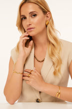 Brincos Viena Banhados em Ouro 18k