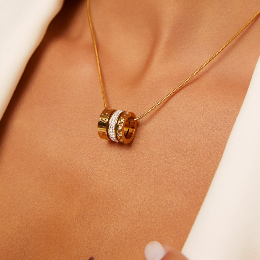 Colar Triplo Momentos Banhado em Ouro 18k