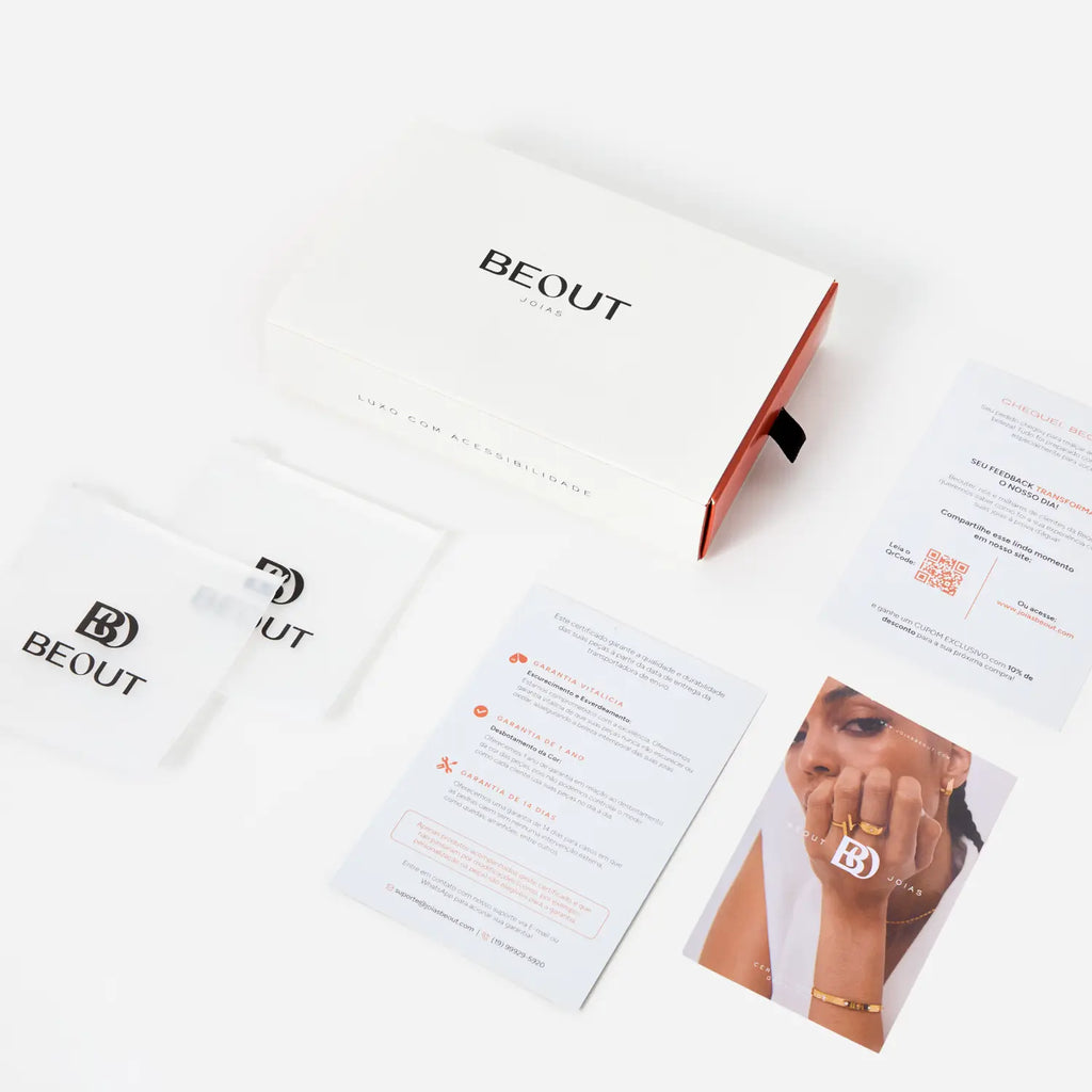 Colar Triplo Momentos Banhado em Ouro 18k