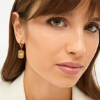 Brincos Santorini Banhados em Ouro 18k