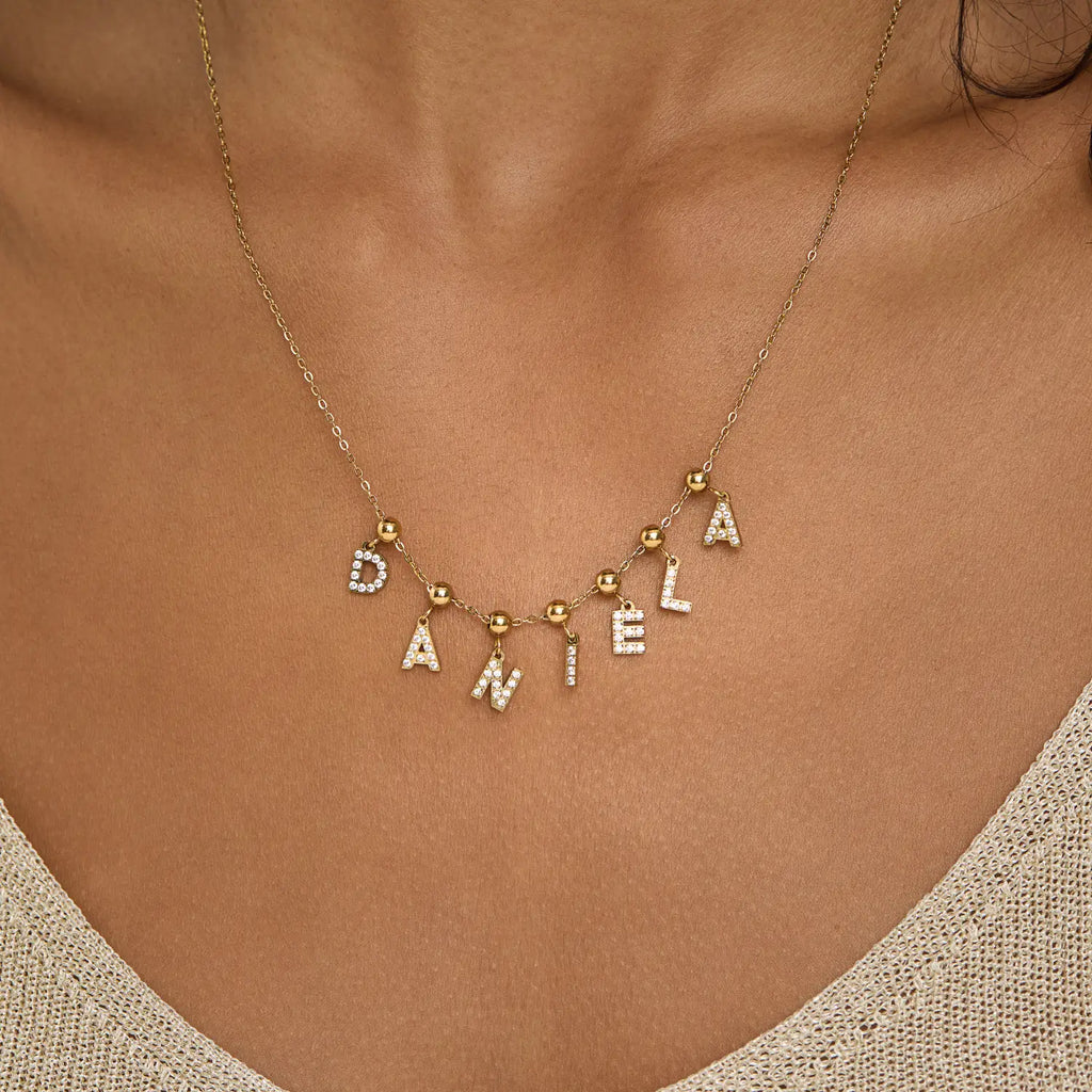 Pingente Inicial A Banhado em Ouro 18k