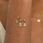 Pingente Inicial A Banhado em Ouro 18k