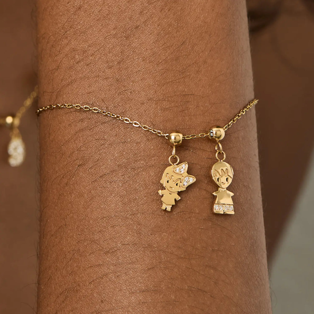 Pingente Minha Menina Banhado em Ouro 18k