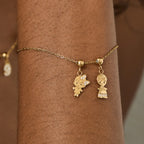 Pingente Minha Menina Banhado em Ouro 18k