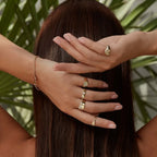 Anel Feminino Coração com Zircônia – Aço Inoxidável 316L Banhado a Ouro