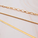 Colar Cordão Baiano Fino 2mm Banhado em Ouro 18k