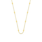 Colar Esfera Banhado em Ouro 18K